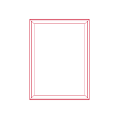 Objects Picture Frames Ikea Ramsborg Frame Large Line Art Svg Vector, Free Vectors File